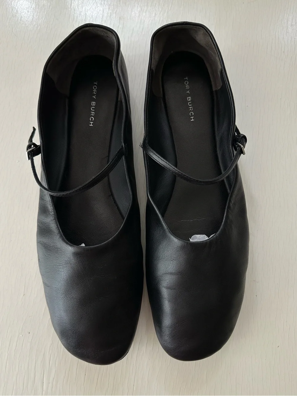 Tory Burch Black Mary Jane Ballet Flats Sz 9.5
